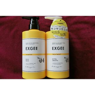 EXGEE エグジ― シャンプー＆トリートメント 各400ml (シャンプー/コンディショナーセット)