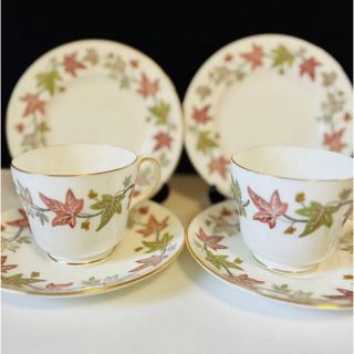 ウェッジウッド(WEDGWOOD)のウェッジウッド　アイビーハウス　トリオ2セット(食器)