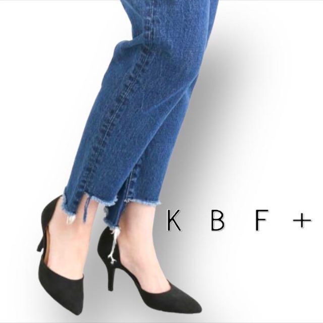 KBF+(ケービーエフプラス)のKBF+ ケービーエフプラス ポインテッドトゥパンプスsize38 レディース レディースの靴/シューズ(ハイヒール/パンプス)の商品写真