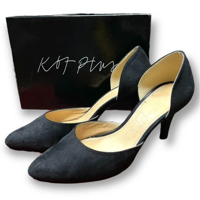 KBF+(ケービーエフプラス)のKBF+ ケービーエフプラス ポインテッドトゥパンプスsize38 レディース レディースの靴/シューズ(ハイヒール/パンプス)の商品写真