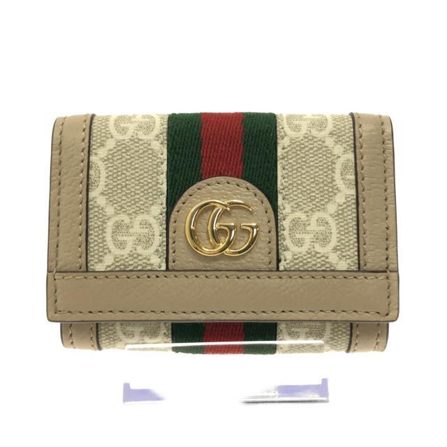 Gucci(グッチ)のグッチ 3つ折り財布美品  オフィディア レディースのファッション小物(財布)の商品写真