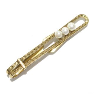 ミキモト(MIKIMOTO)のミキモト ネクタイピン K14YG×パール(ネクタイピン)