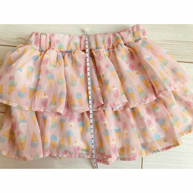 フリルキュロットスカート ピンク 130cm ブルー 120cm まとめ売り キッズ/ベビー/マタニティのキッズ服女の子用(90cm~)(スカート)の商品写真