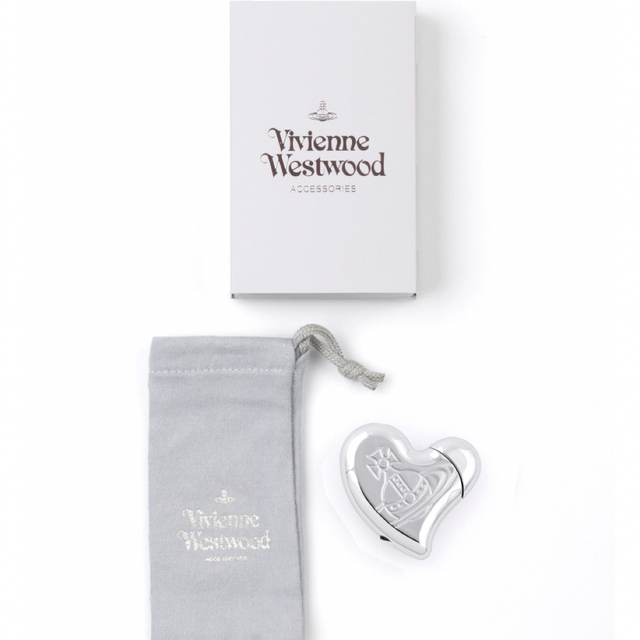 Vivienne Westwood(ヴィヴィアンウエストウッド)のvivienne westwood ハートシェイプ ガスライター シルバー メンズのファッション小物(タバコグッズ)の商品写真