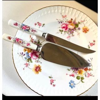 マイセン(MEISSEN)のロイヤルクラウンダービー　ポジー　ケーキサーバーナイフ　ナイフ(食器)