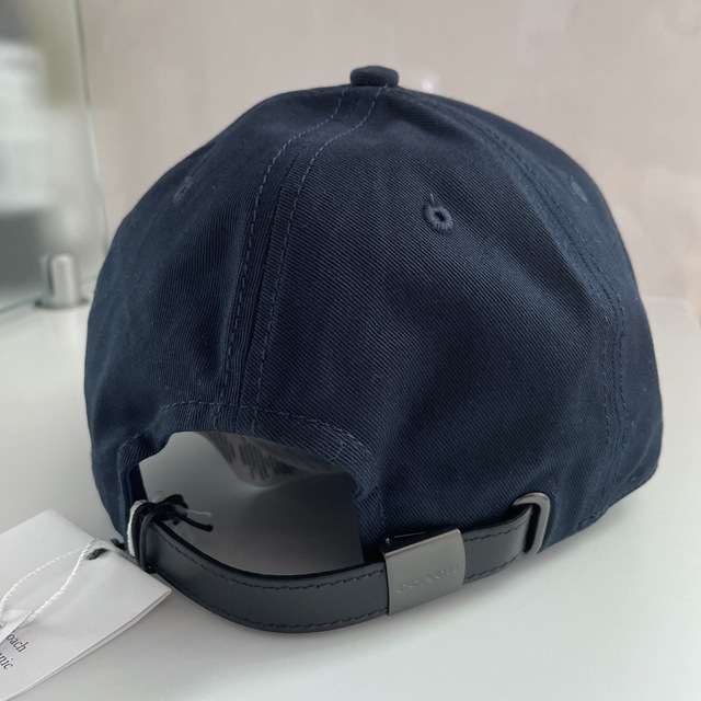 コーチ COACH コットン レザー ヴァーシティー C ロゴ キャップ