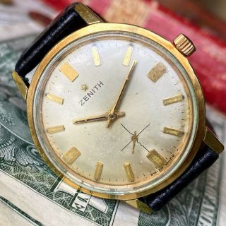 紺×赤 ☆ビンテージ☆ゼニス☆機械式手巻き☆レディース☆可動品☆綺麗