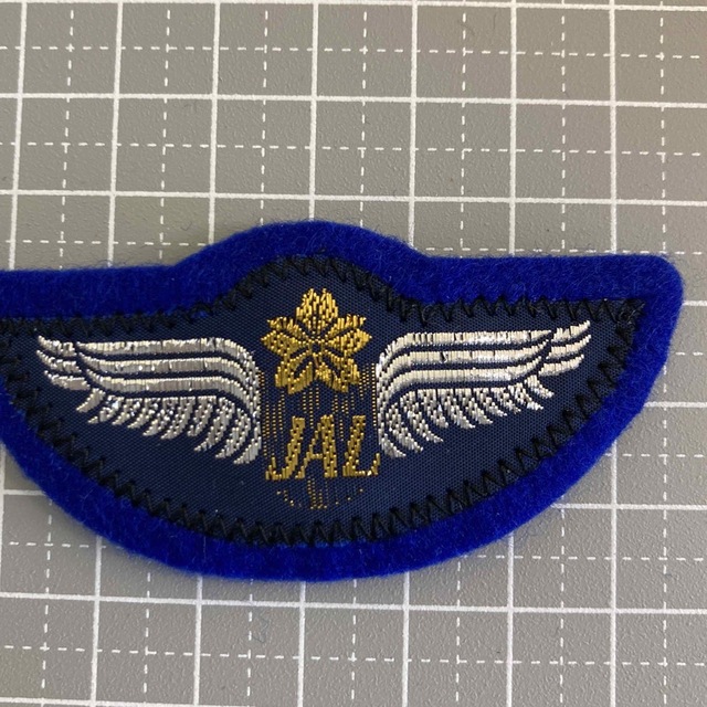JAL ウィングマーク 飛行機 ワッペン ウィングバッジ パイロット JAL ウィングマーク 飛行機 ワッペン ウィングバッジ パイロット