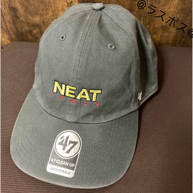 47 ニート　NEAT ITALY チャコール　キャップ　帽子