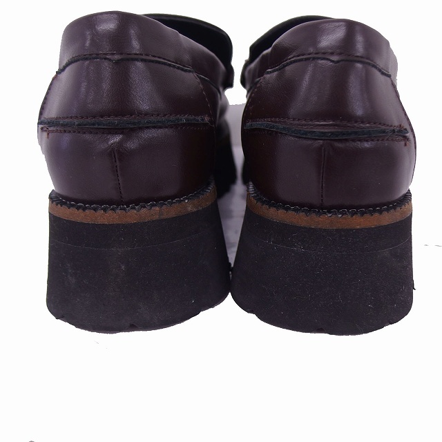 JEANASIS(ジーナシス)のジーナシス JEANASIS 靴 ローファー 厚底 スクエアトゥ シンプル M レディースの靴/シューズ(ローファー/革靴)の商品写真