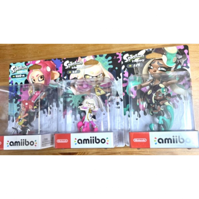 2023_201_00002新品未開封✨ スプラトゥーン amiibo ３点セット ヒメ イイダ タコガール