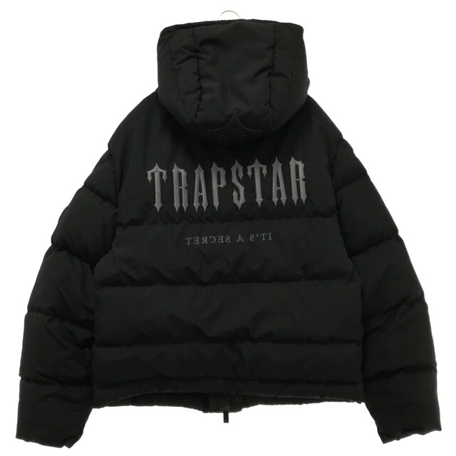 Trapstar ダウンジャケット 艶あり 黒色 Sサイズ-