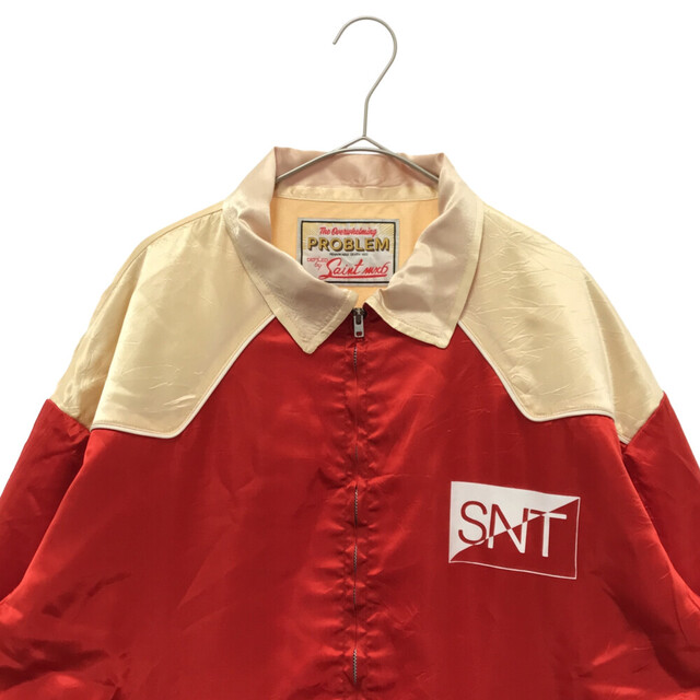 セントマイケル SAINT MICHAEL 23SS SM-S23-0000-070 Western Shirt Jacket ウエスタン シャツ ジャケット レッド系 ベージュ系 S【新古品】【未使用】