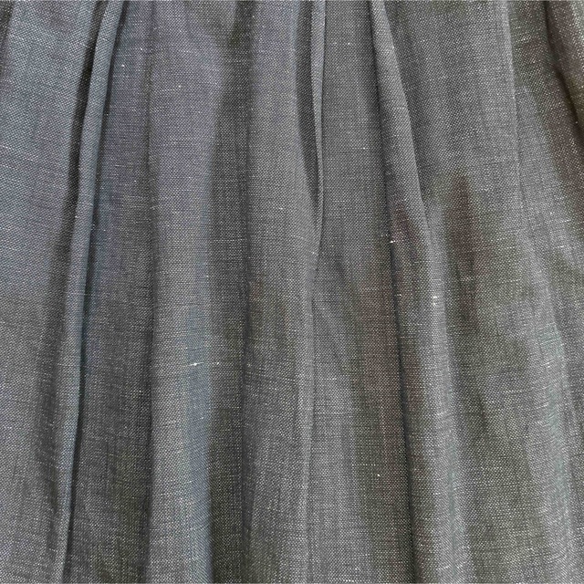 PAULE KA(ポールカ)のポールカ　ワンピース　リネン混　38サイズ レディースのワンピース(ひざ丈ワンピース)の商品写真