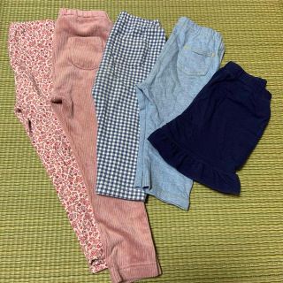 ユニクロ(UNIQLO)の★まぁちゃんさま専用★【サイズ100】UNIQLO レギンス 5本セット(パンツ/スパッツ)