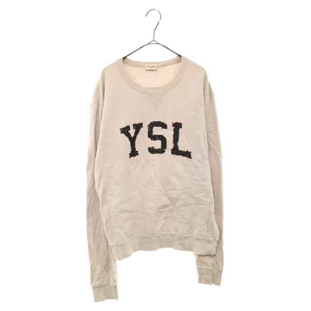 SAINT LAURENT PARIS サンローランパリ 21AW YSLロゴ クルーネック