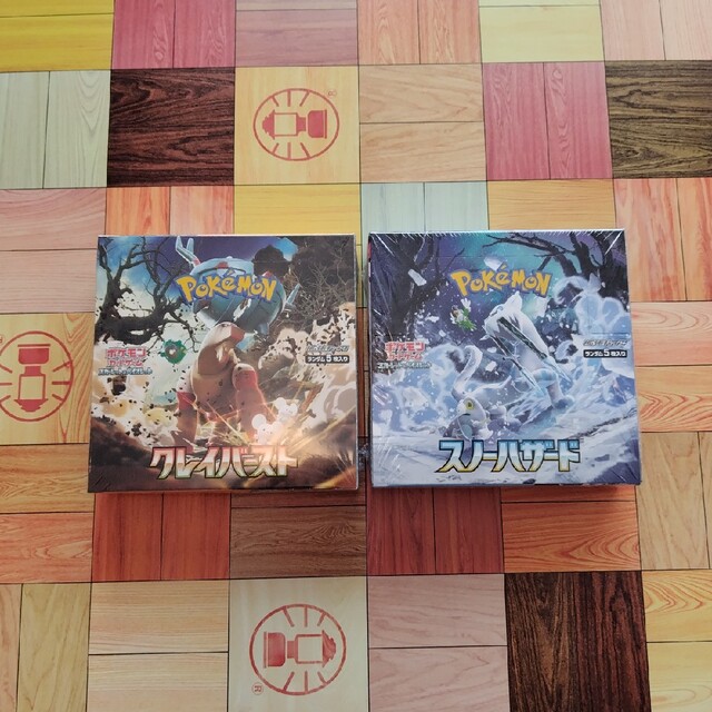 ポケモン - ポケモンカード クレイバースト スノーハザード 各1box