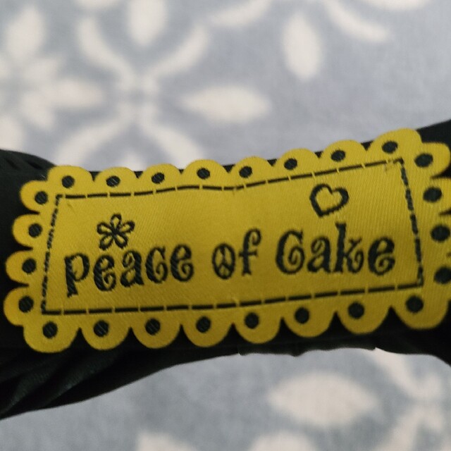 新品未使用【 Peace of Cake 】黒リボン ゴスロリ 耳あて レディースのファッション小物(イヤーマフ)の商品写真