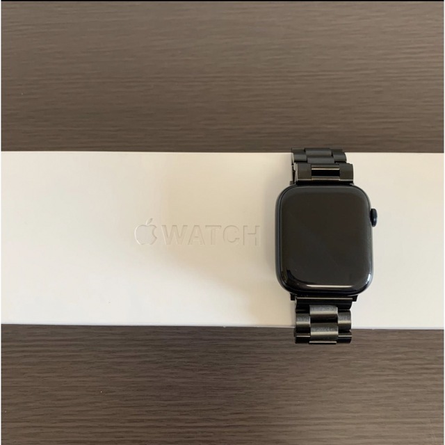 Apple Watch Series7 45mm 美品　ブラック　充電器付き