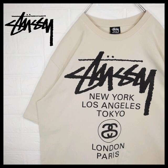 売れ筋ランキングも ステューシー XLサイズ STUSSY ワールドツアー TEE