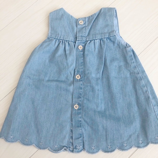 babyGAP(ベビーギャップ)の80cmワンピース、スパッツの3点セット キッズ/ベビー/マタニティのベビー服(~85cm)(ワンピース)の商品写真