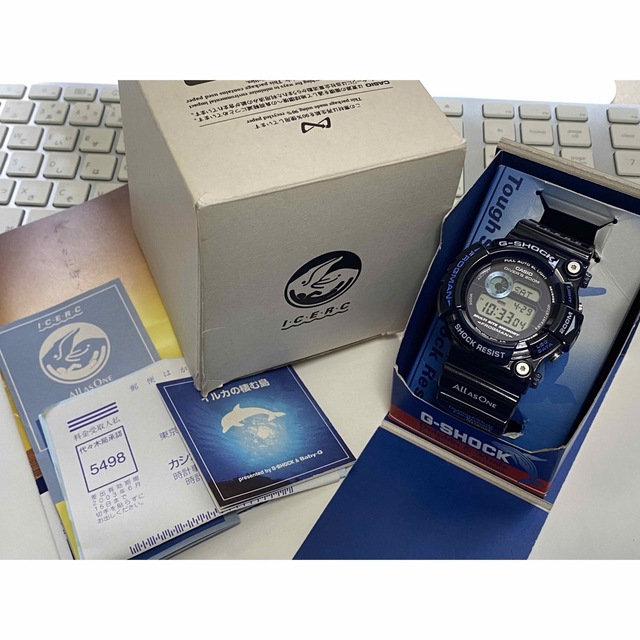 G-SHOCK/限定/フロッグマン/御蔵島/GW-202/イルクジ/箱付/クリア