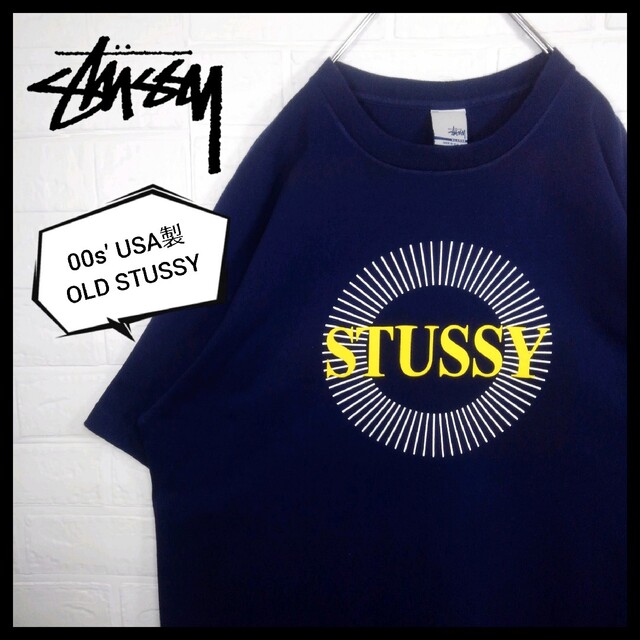 STUSSY(ステューシー)》00s USA製 サークルロゴ Tシャツ メンズ T