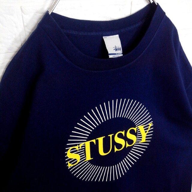 STUSSY(ステューシー)》00s USA製 サークルロゴ Tシャツ メンズ T