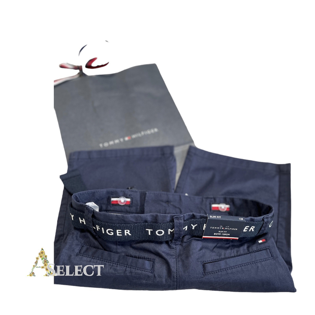 TOMMY HILFIGER(トミーヒルフィガー)のTOMMY HILFIGER【国内正規品】kidsベルト付きハーフパンツ90 キッズ/ベビー/マタニティのキッズ服男の子用(90cm~)(パンツ/スパッツ)の商品写真