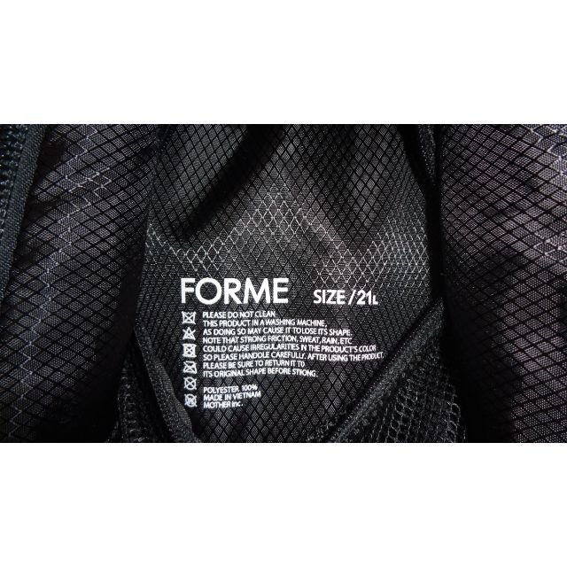 forme   FORME 東原亜希 バックパック リュック 即日発送可能