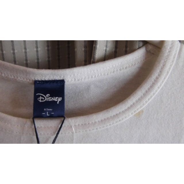 Disney(ディズニー)の新品　ディズニーｔシャツ　Ｌサイズ　 レディースのトップス(Tシャツ(長袖/七分))の商品写真