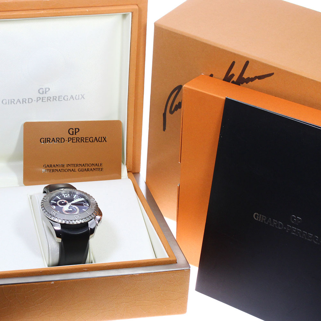 GIRARD-PERREGAUX(ジラールペルゴ)のジラール・ペルゴ GIRARD-PERREGAUX 49950 シーホークII プロ1000 ボルドール ミラボー ヨットレース2007 メンズ 箱・保証書付き_746559 メンズの時計(腕時計(アナログ))の商品写真