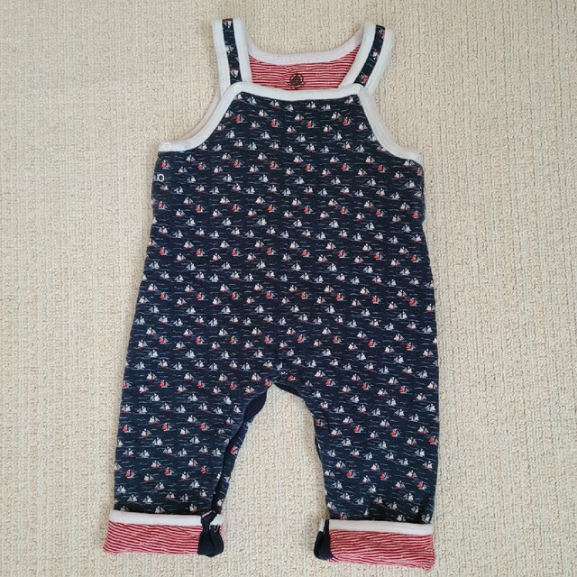 PETIT BATEAU(プチバトー)のプチバトー　オーバーオール キッズ/ベビー/マタニティのベビー服(~85cm)(カバーオール)の商品写真