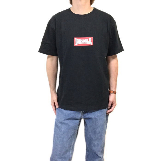 LONSDALE(ロンズデール)の新品 LONSDALE ロンズデール ボックスロゴ ビッグシルエット Tシャツ メンズのトップス(Tシャツ/カットソー(半袖/袖なし))の商品写真