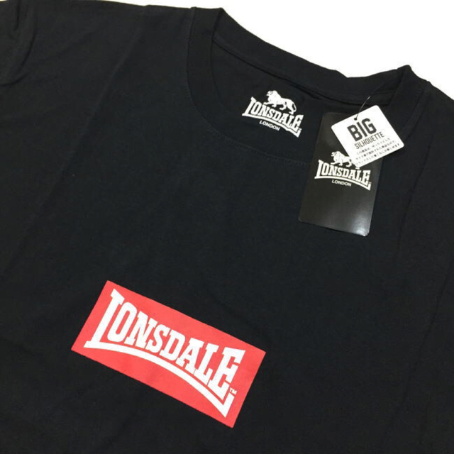 LONSDALE(ロンズデール)の新品 LONSDALE ロンズデール ボックスロゴ ビッグシルエット Tシャツ メンズのトップス(Tシャツ/カットソー(半袖/袖なし))の商品写真