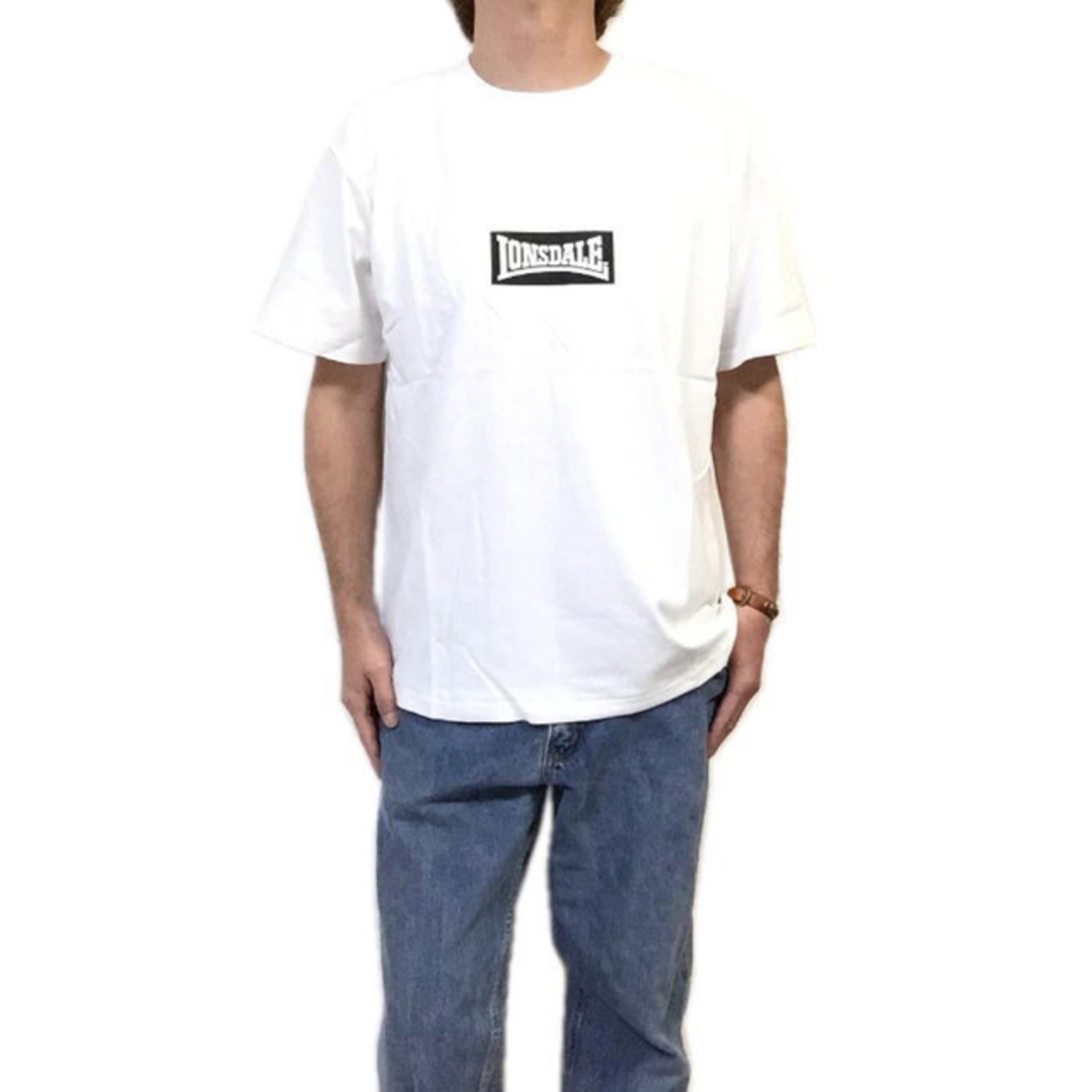 LONSDALE(ロンズデール)の新品 LONSDALE ロンズデール ボックスロゴ ビッグシルエット Tシャツ メンズのトップス(Tシャツ/カットソー(半袖/袖なし))の商品写真