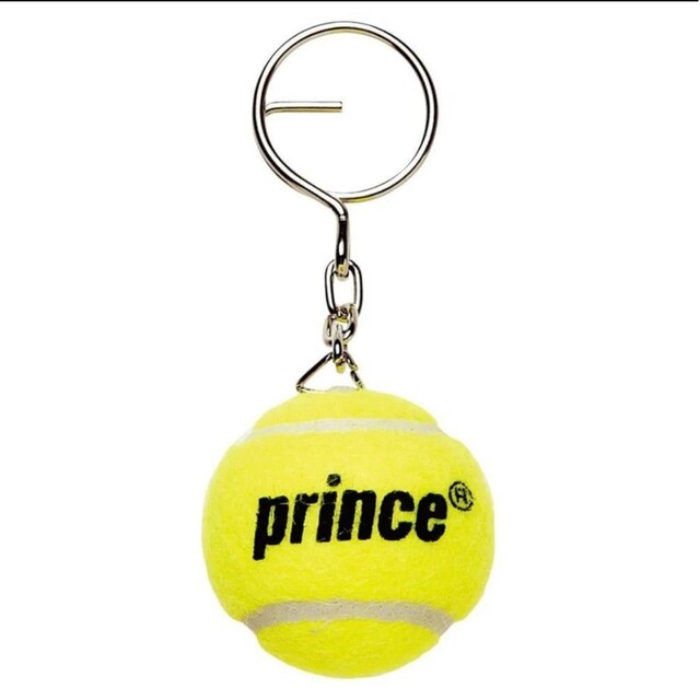 Prince(プリンス)の[新品]Prince ボールキーチェーン(イエロー) スポーツ/アウトドアのテニス(バッグ)の商品写真