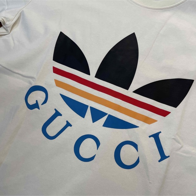 新品 GUCCI × adidas コラボ Tシャツ マルチカラー 現行品 特別価格 28