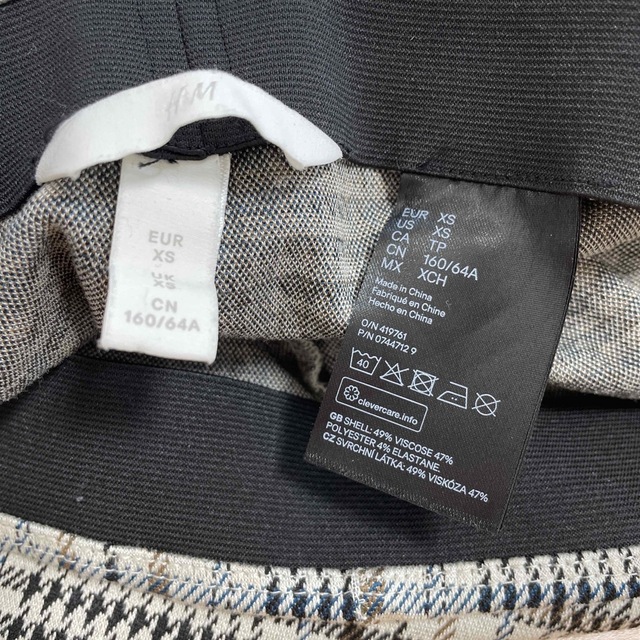 H&H(エイチアンドエイチ)のH&M＊チェック柄パンツスーツ レディースのフォーマル/ドレス(スーツ)の商品写真