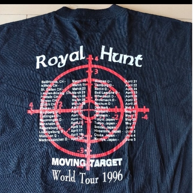 ヴィンテージ当時物1996年 ロイヤルハント Royal HuntツアーTシャツ