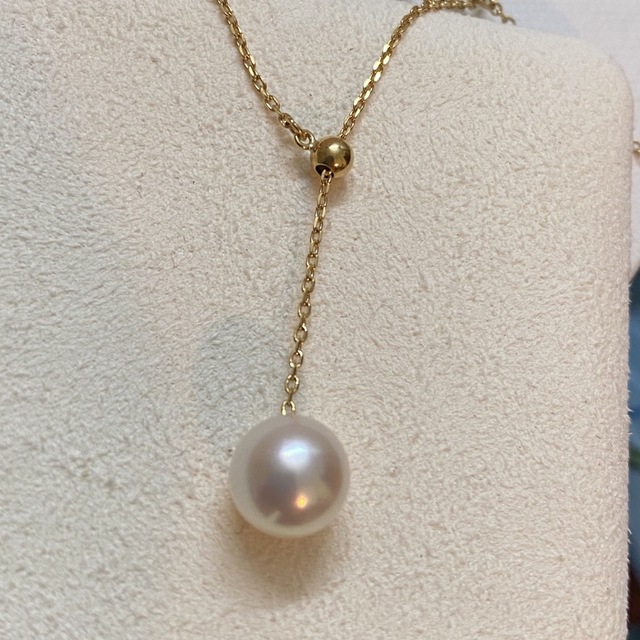 TASAKI タサキ あこや真珠ペンダント 一粒パールネックレス K18-