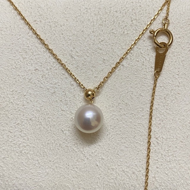 TASAKI - 田崎真珠 タサキ TASAKI K18 アコヤ真珠 一粒 ペンダント