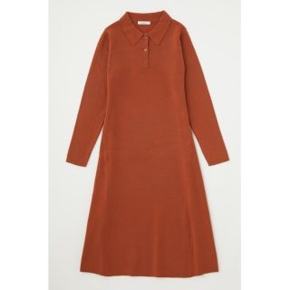 マウジー(moussy)のMOUSSY POLO KNIT ドレス(ロングワンピース/マキシワンピース)