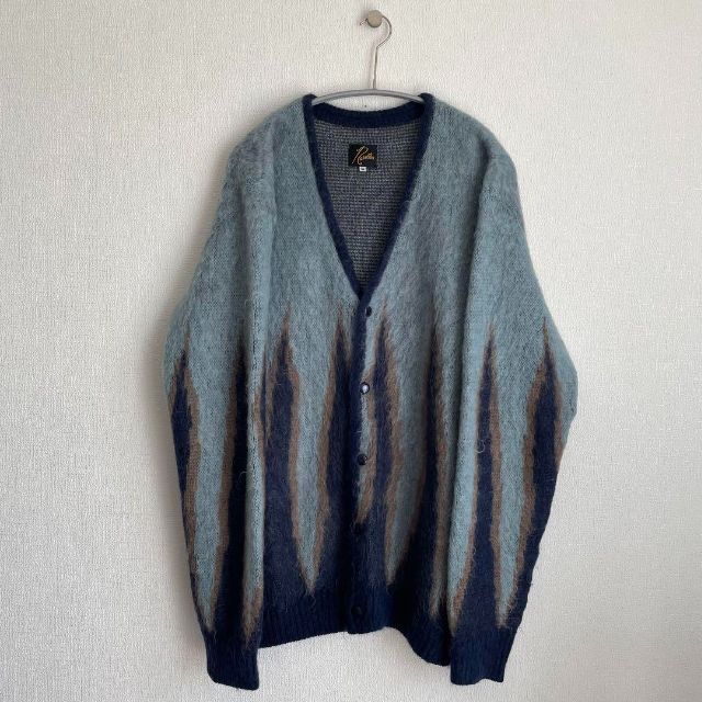 wackomaria mohair カーディガン M ブルー 21AW