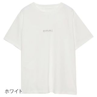 エミ(emmi)のemmi バックデザイン ロゴ Tシャツ　新品(Tシャツ(半袖/袖なし))