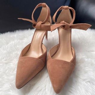 トゥモローランド(TOMORROWLAND)の定価8万円ALEXANDRE BIRMANリボンパンプス サンダル(ハイヒール/パンプス)