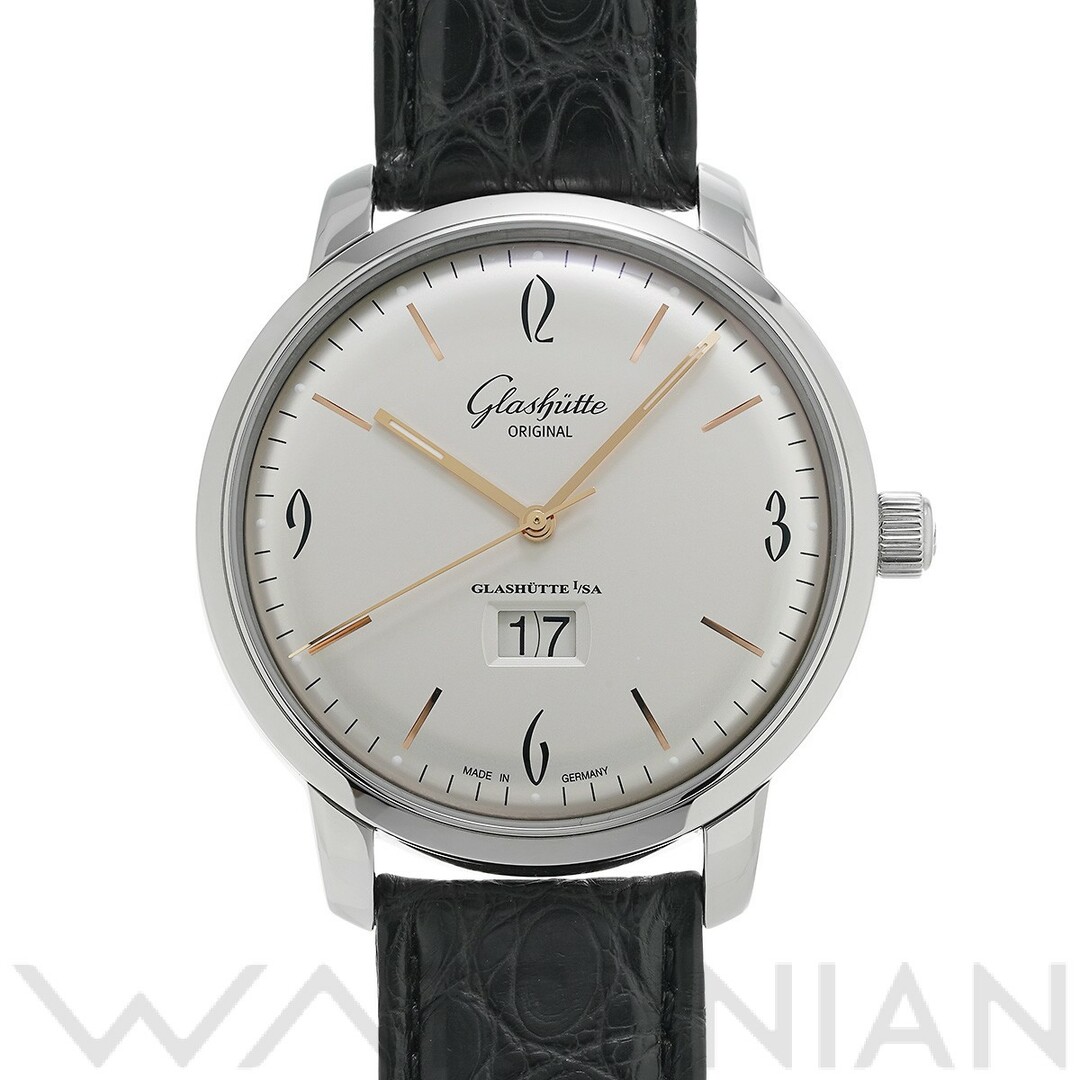 グラスヒュッテ オリジナル GLASHUTTE ORIGINAL 2-39-47-01-02-04 ガルバニックシルバー メンズ 腕時計