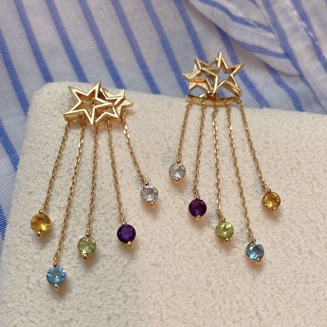 STARJEWELRY Kイヤリング CHAIN EARRINGS