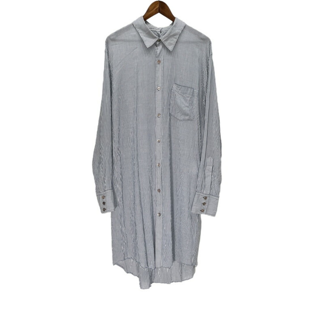 Yohji Yamamoto(ヨウジヤマモト)のsulvam 18SS Tencel Stripe Long Shirt メンズのトップス(シャツ)の商品写真