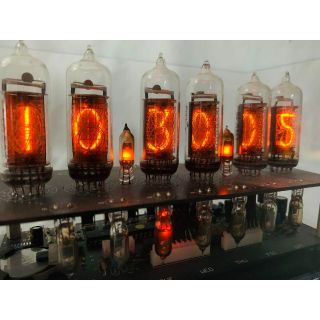 Nixie Clock　ニキシー管時計 ME-1 (IN-14) 曜日表示付き